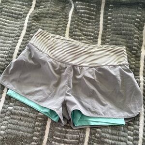 MPG Gray and Mint Women's Shorts